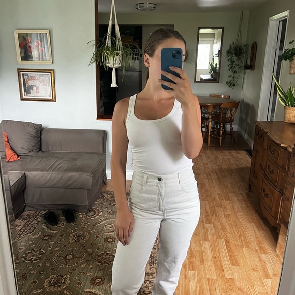 Cotton off white pants - Picture 2 of 3